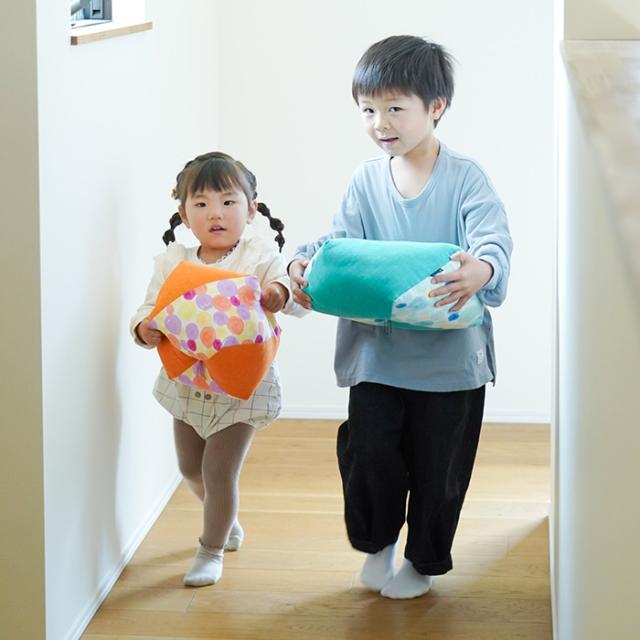 洛中高岡屋 おじゃみキッズ 学 子供用 座布団 豆椅子 豆イス キッズチェア おしゃれ かわいい 和風 日本製 フロアクッション スツール ローテーブル用 姿勢サポート
