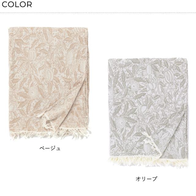 KLIPPAN クリッパン【正規取扱店】 コットンスローケット フルーツ 140cm×200cm ブランケット 夏用 シングルサイズ おしゃれ 北欧 高級 コットン ひざ掛け 膝掛け 夏掛け 肌掛け サマーケット 洗える 洗濯機 ギフト