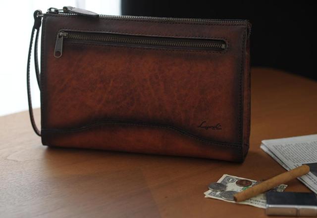 青木鞄 Lugard シャドー牛革 クラッチバッグ G-3 結婚式 普段使い 日本