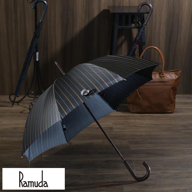 オルタネー Ramuda 8本骨 牛革持ち手 UV加工 ISNL1502の通販はau PAY マーケット - Lifeit(ライフイット)|商品ロットナンバー:359203283 メンズ 傘 65cm 甲州織 ジャガード ヘリンボーン ストライプ ⋘ロットナン