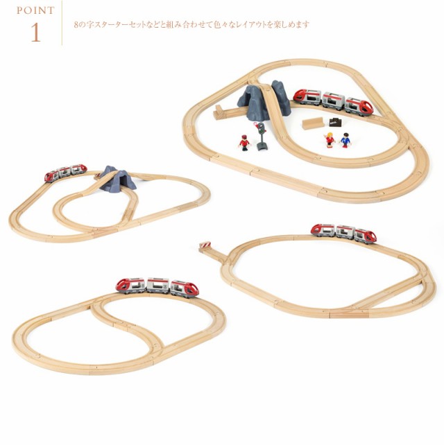 BRIO(ブリオ)　 スターター追加レールセット  33394 