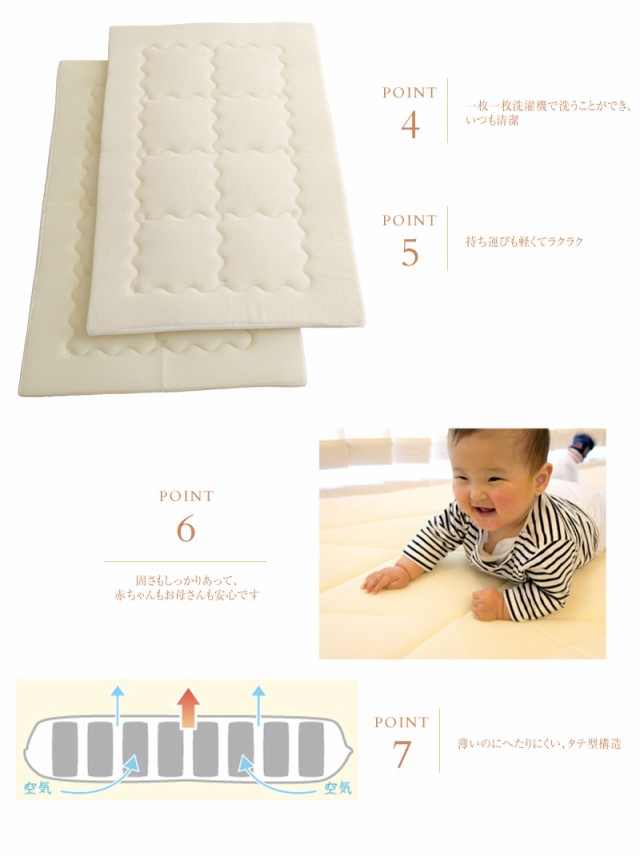 人気低価 baby.e-sleep(ベビーイースリープ) 赤ちゃん用 布団 【送の通販はau PAY マーケット - アイラブベビー｜商品ロットナンバー：279381961  アンネフェ 2枚組敷ふとん 日本製 洗える ベビー布団 高品質 - hualing.ge