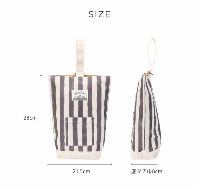 OCEAN＆GROUND オーシャンアンドグラウンド  シューズBAG DOT&STRIPES  1215006DT 