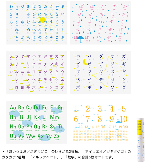 あいうえお表 6枚セット あいうえお表 学習 学習ポスター カタカナ アルファベット の通販はau Pay マーケット こどもと暮らし 商品ロットナンバー