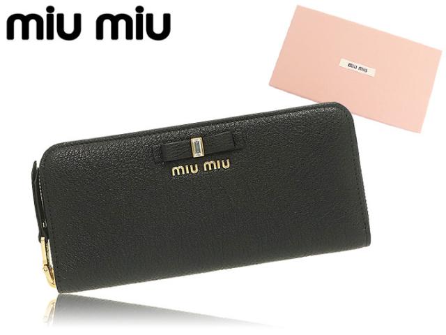 人気沸騰ブラドン Miu ポイント2 ミュウミュウ Miu レディース ブティック ネロ 2d7a 5ml506 長財布 財布 財布 Www Nepalmountaintrekkers Com