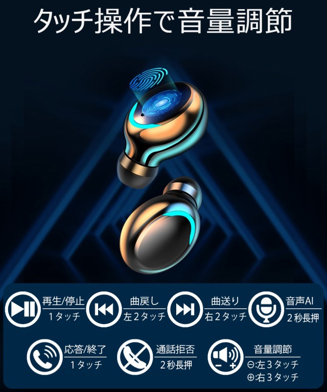 ワイヤレス イヤホン Bluetooth 5 0 Iphone Android 新商品 新型 対応 音量調節 通話 内蔵 両耳 マイク 片耳 ワイヤレス イヤホン Bluetooth 5 0 Iphone Android 新商品 新型 対応 音量調節 通話 内蔵 両耳 マイク 片耳