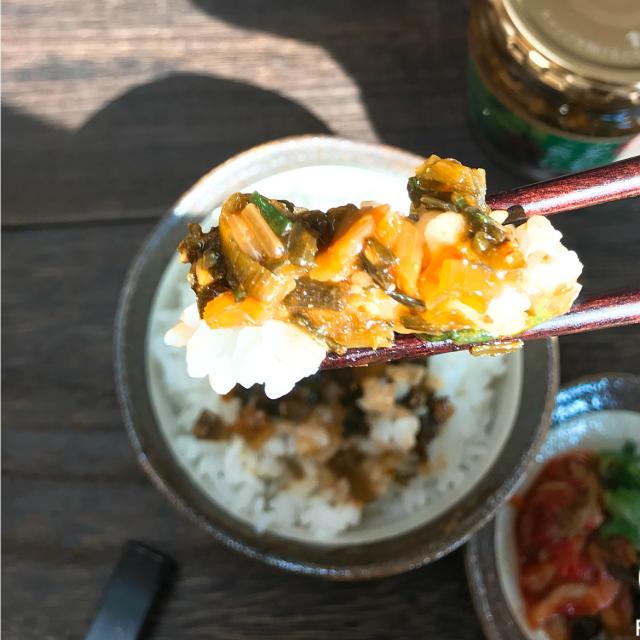 九条ねぎご飯だれアップ