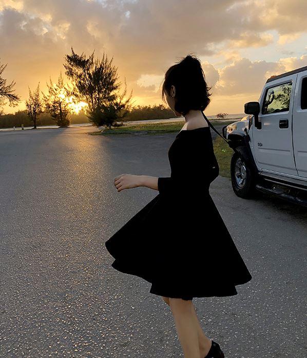 国内配送 ストラップレスvネックロングスリーブニットミニワンピース ブラック 最新コレックション Vacationgetaways4less Com