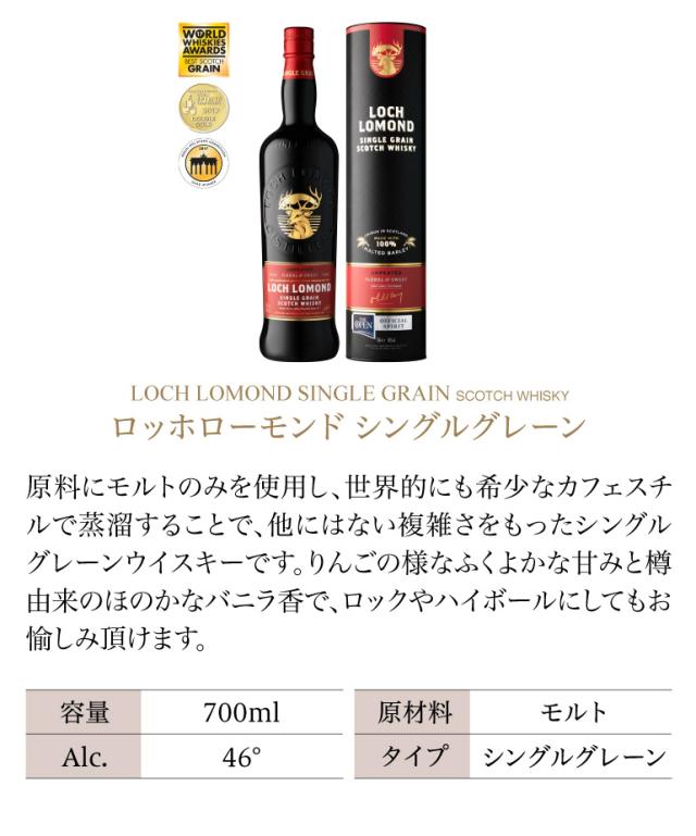 ロッホローモンド シングルグレーン