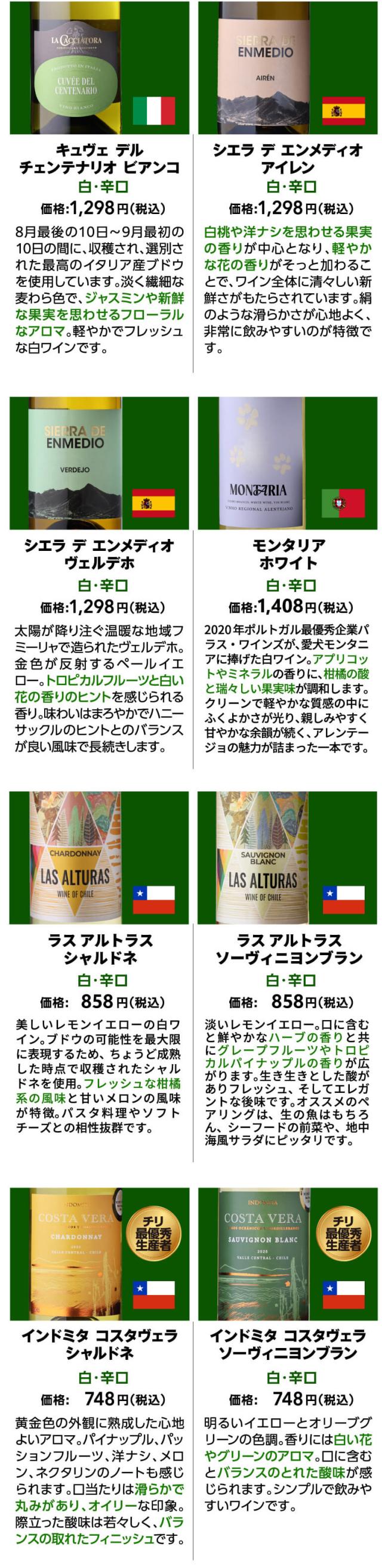 白だけ特選ワイン12+2本セット200弾
