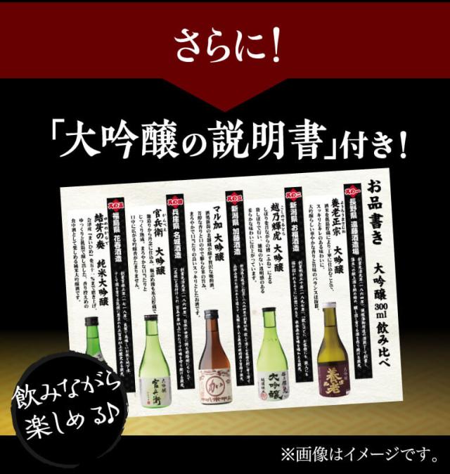大吟醸飲み比べ5本セット