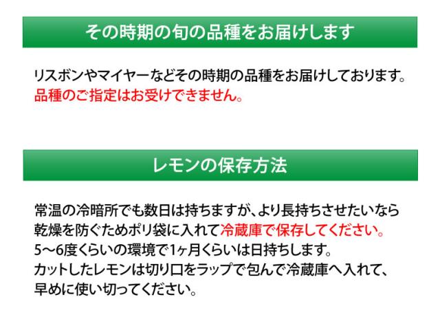 レモン保存方法