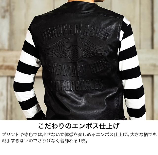 定価65,780円 ウエストライド ゴートスキン レザー ディーン ベスト M 新品】WEST RIDE DEAN VESTレザーベスト（WEST RIDE goat
