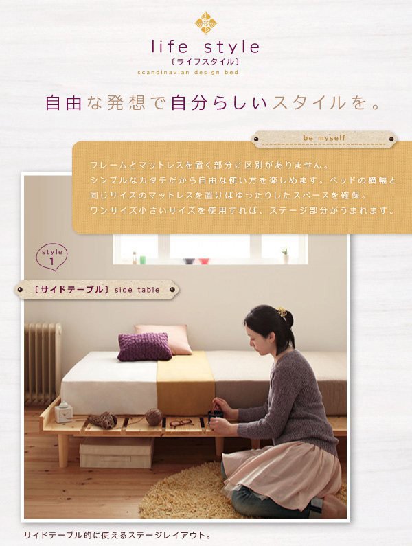 キングベッ ベッド ヘッドレス ノーヘッド おしゃれ モダン ヴィンテージ メの通販はau PAY マーケット - アットカグ|商品ロット シングル ローベッド ロータイプ 低い フロアベッド 低床 北欧 フレーム ┏すのこ
