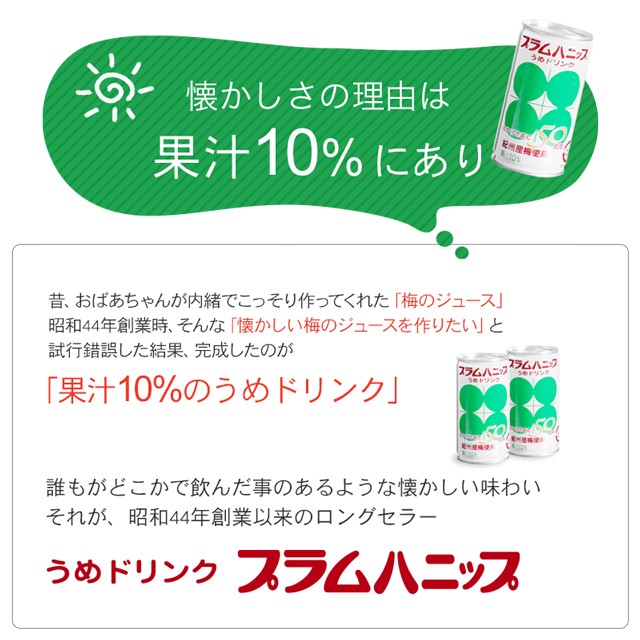 果汁10%梅ドリンク