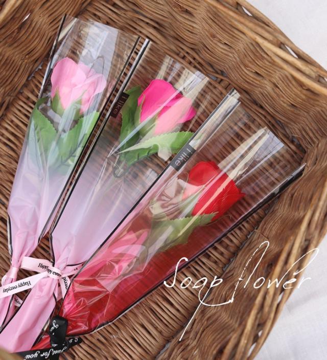 一輪ソープフラワーブーケ