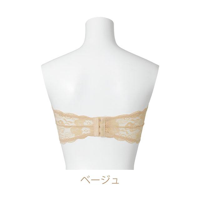 胸元レースチューブトップ