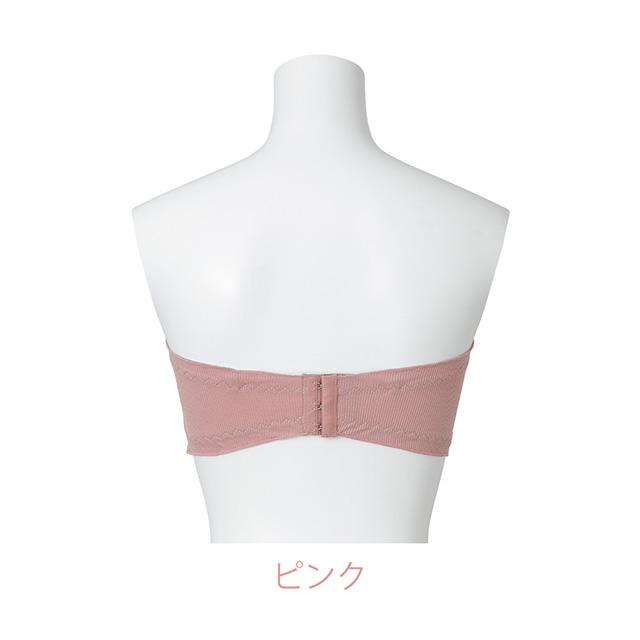 細リブチューブトップ