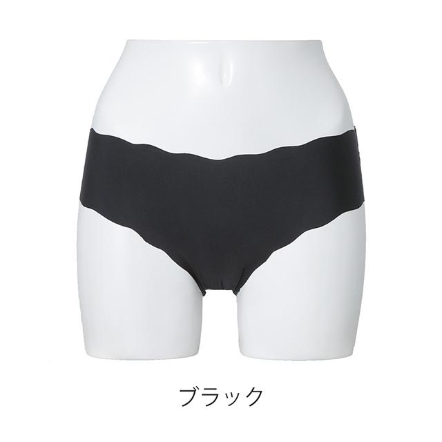 スカラップシームレスショーツ