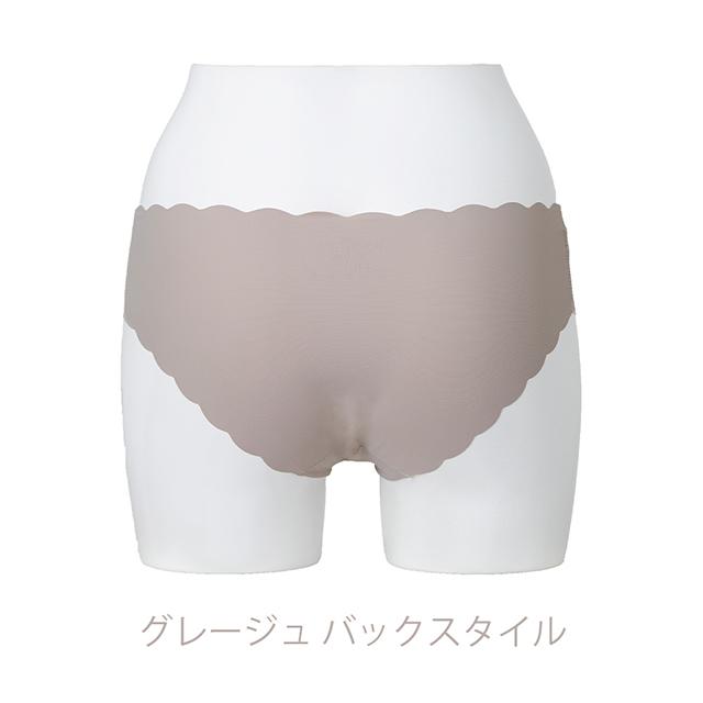 スカラップシームレスショーツ