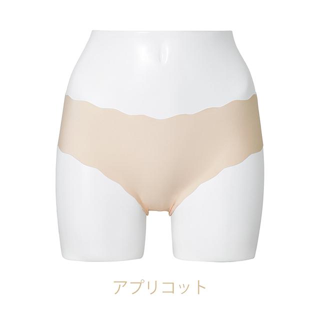 スカラップシームレスショーツ