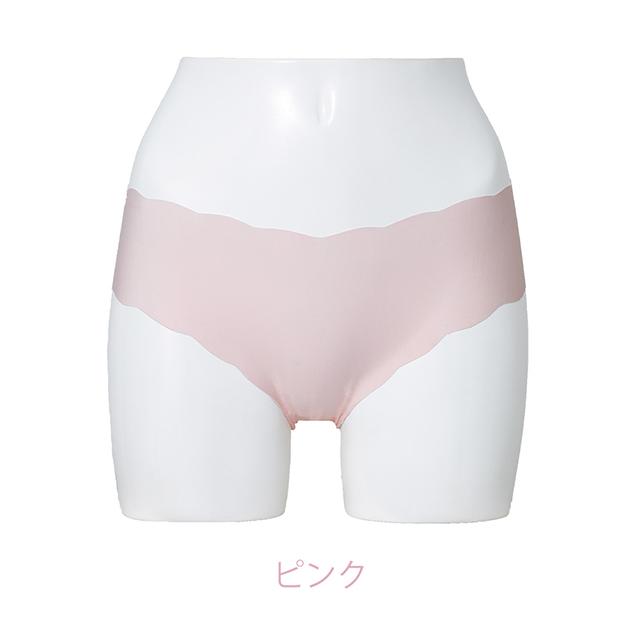 スカラップシームレスショーツ