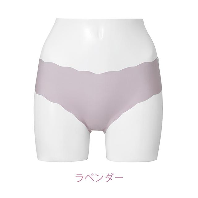 スカラップシームレスショーツ