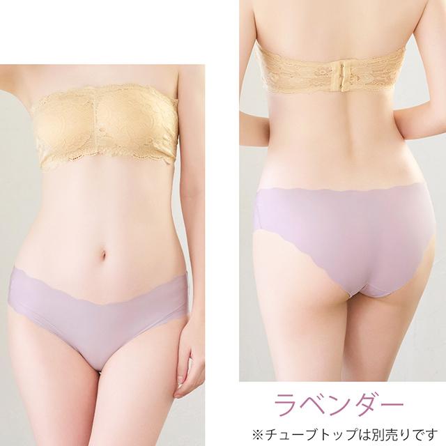 スカラップシームレスショーツ