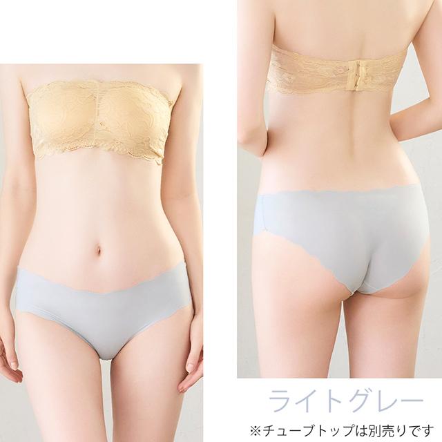 スカラップシームレスショーツ