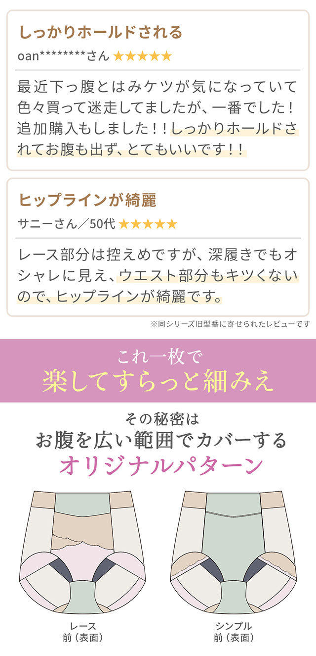 すらっとフィット綿混ショーツ26