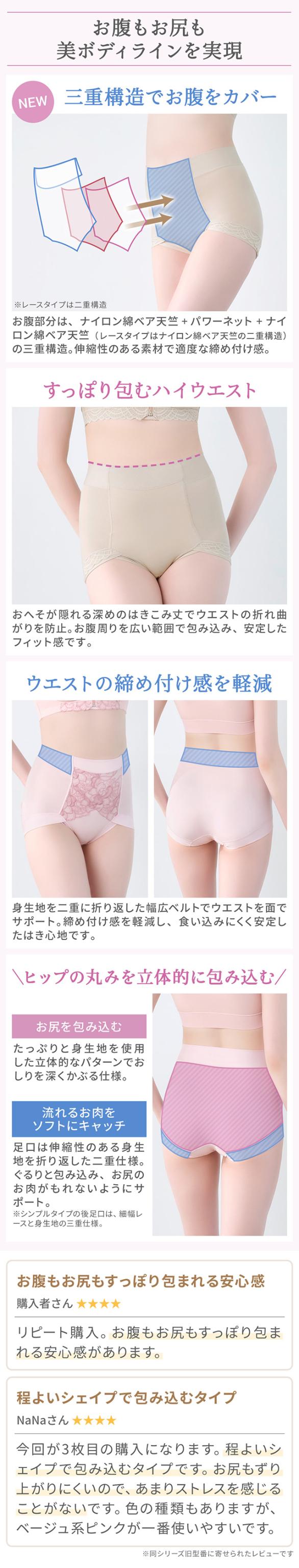 すらっとフィット綿混ショーツ26