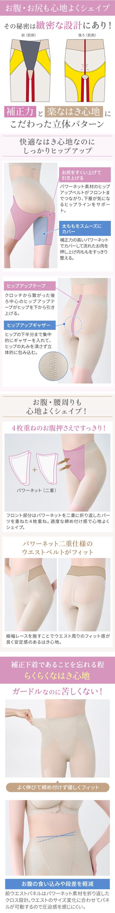 すらっとフィットシンプルガードル26