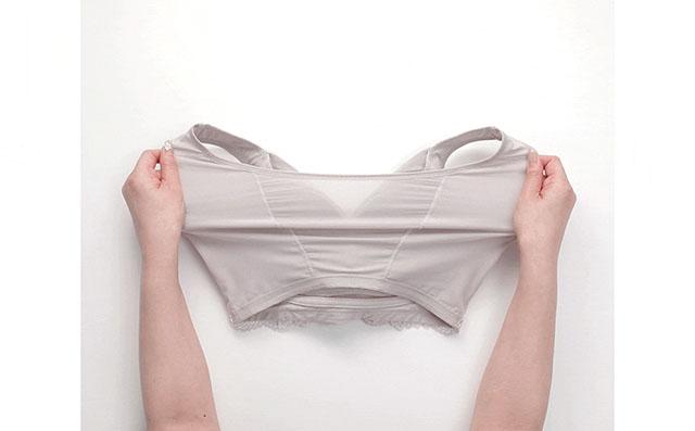 綿混キャッチャーカップレースブラ25