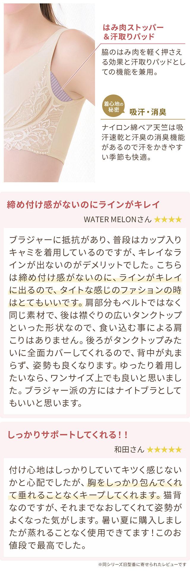 綿混キャッチャーカップレースブラ25