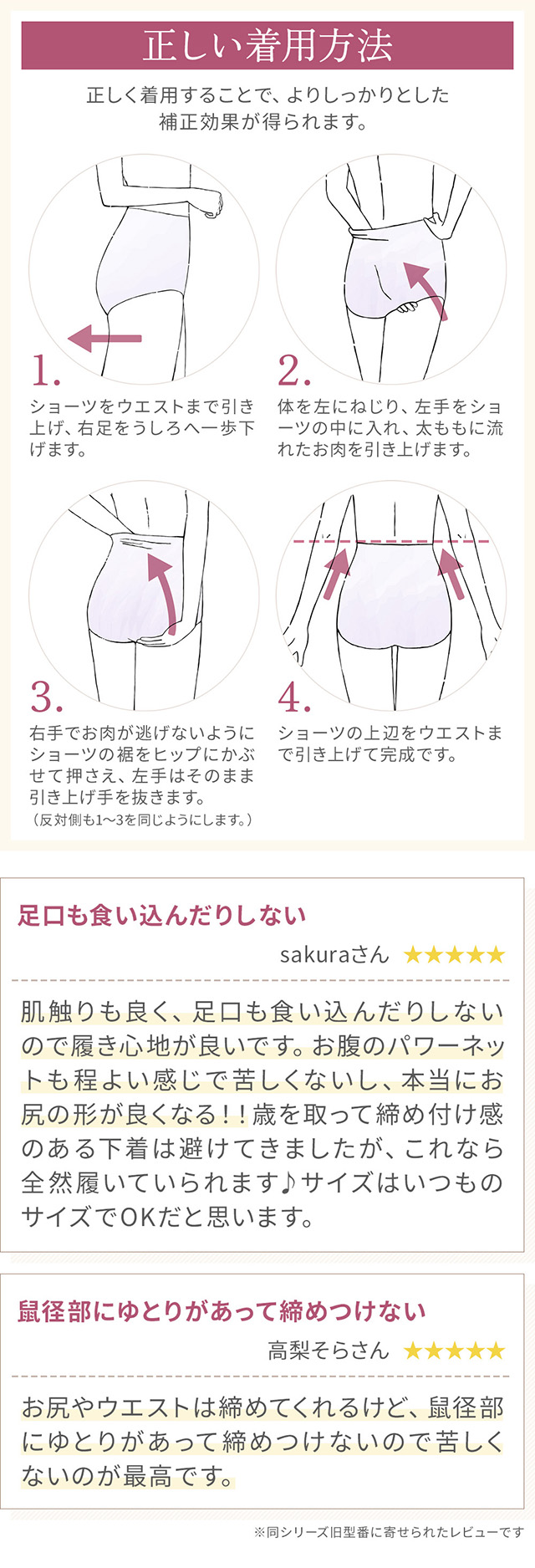 ハートのお尻に格上げショーツ24"