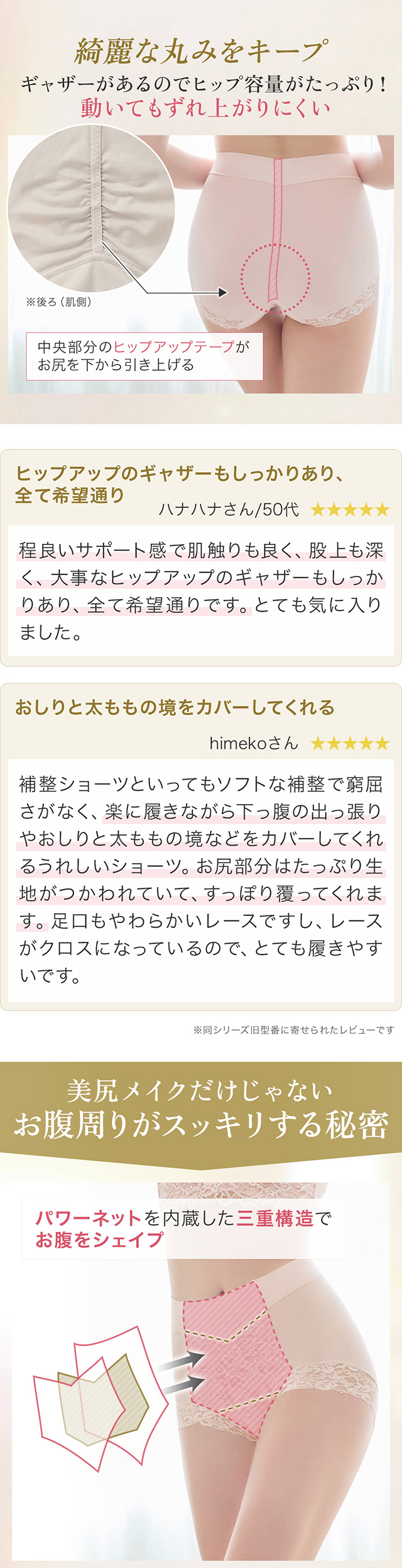 ビューティフルレースショーツ25