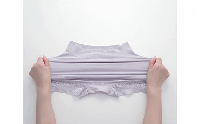 すっぽりフィット綿混一分丈ショーツ25