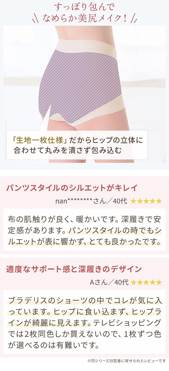 綿混フィットレースショーツ25