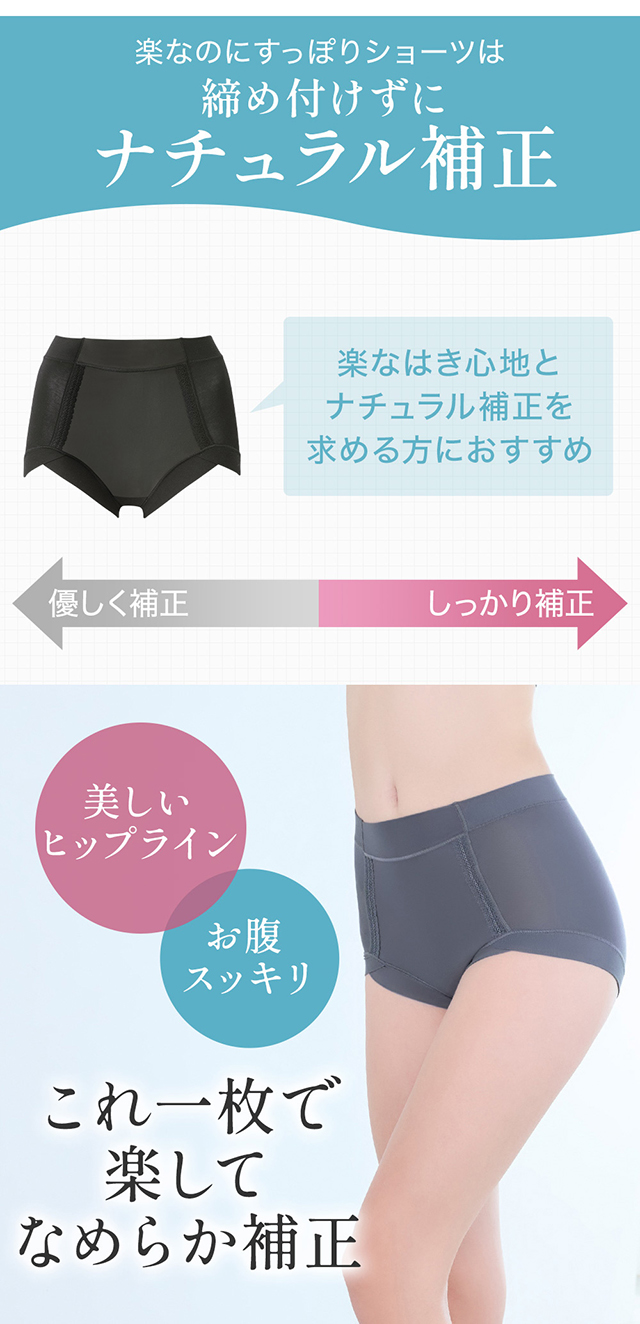 楽なのにすっぽりショーツ