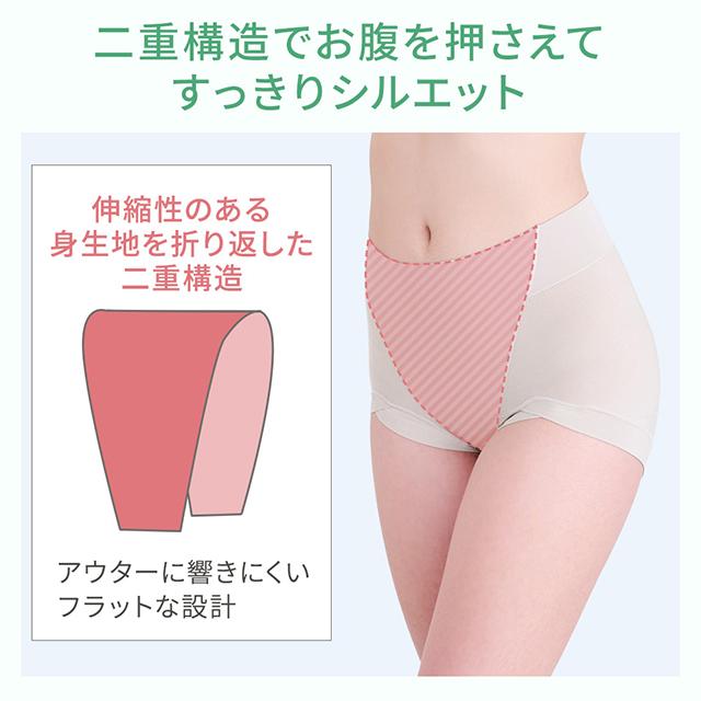 シルク混素肌しっとりDailyショーツ26