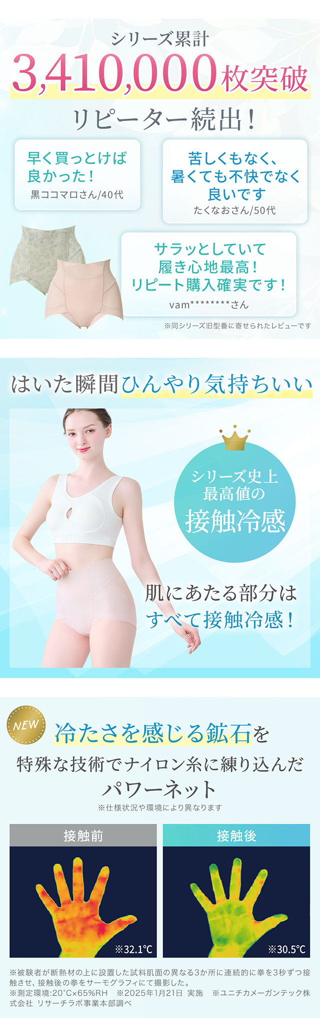 ゆきねえモアソフト快適ショーツ25