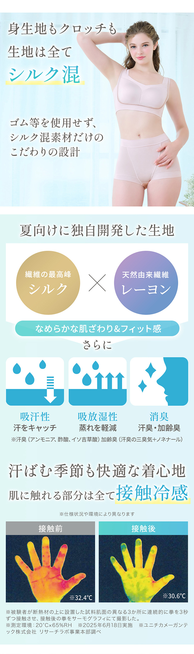 とろりソフトシルク混ライトショーツ25