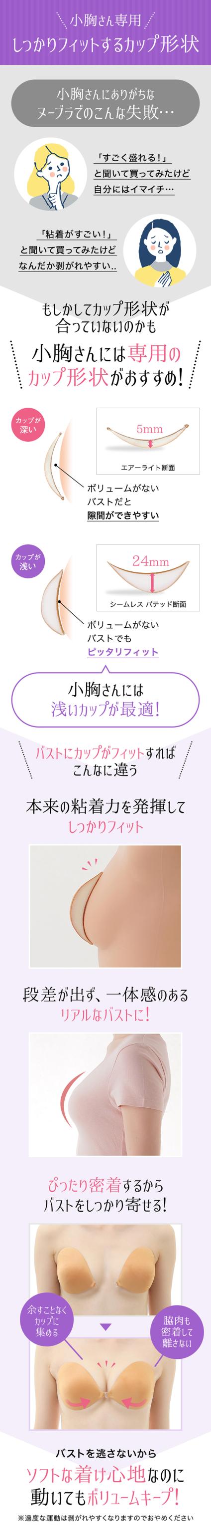 シームレス パテッド