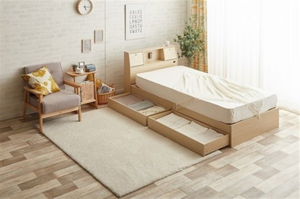 新品人気 Alloys(アロイス)引出し付ベッド マーケット - ショップハナテック|商品ロットナンバー:373637655 ダークブラウンの通販はau PAY 低価得価