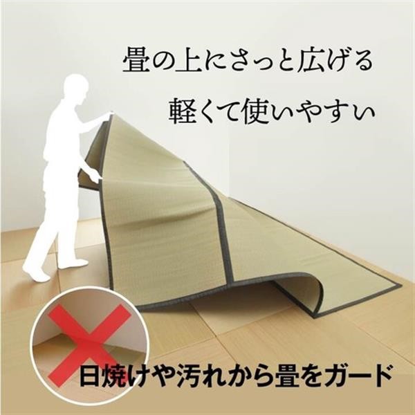 定番正規品 純国産 い草 上敷き お手入れ簡単 カーペット 汚れに強い 双目織 『黒松』 六一間8畳(約370×370cm)の通販はau PAY マーケット - ショップハナテック|商品ロットナンバー:506688420 超歓迎得価