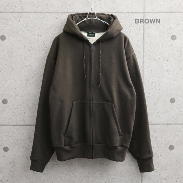 スウェットパーカー / CAMBER キャンバー CAM131 12.5oz ヘビーウェイト ジップパーカー サーマルライナー MADE IN USA【T】｜メンズ レディース ジップアップパーカー スウェット 裏地サーマル 厚手 厚地 ブランド おしゃれ 大きいサイズ