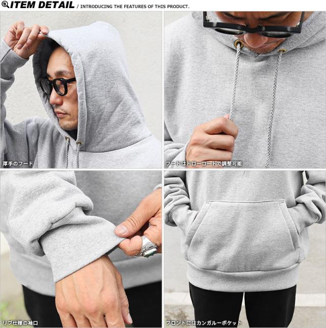 スウェットパーカー / CAMBER キャンバー CAM132 12.5oz ヘビーウェイト プルオーバーパーカー サーマルライナー MADE IN USA【T】｜メンズ スウェット 厚手 ブランド おしゃれ 大きいサイズ