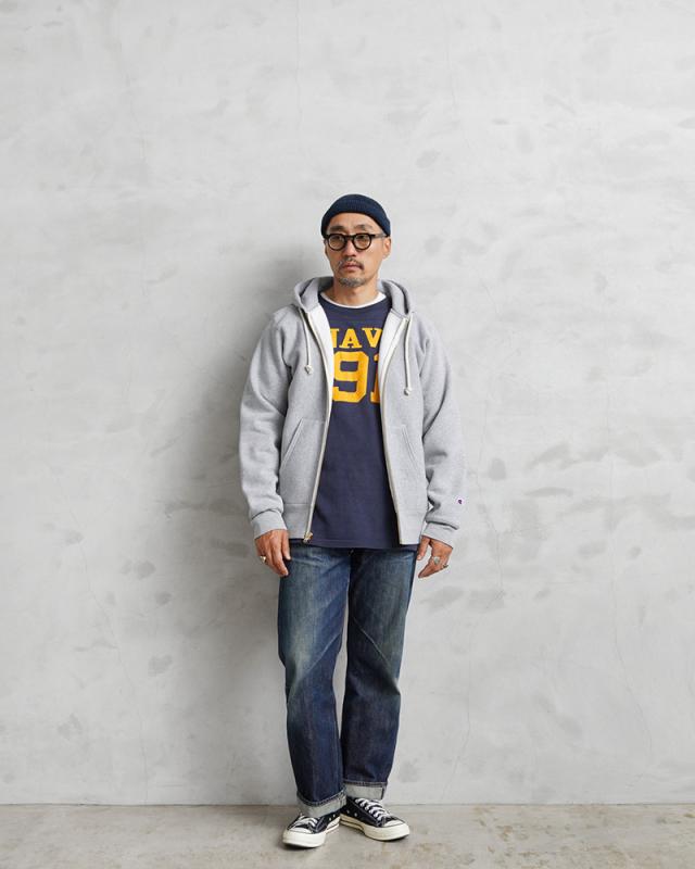 Champion チャンピオン C5-A102 リバースウィーブ ジップ フーデッド スウェットシャツ 12.5oz 赤タグ MADE IN USA【Cx】【T】｜パーカー ジップアップ フーディー アメリカ製 アメカジ メンズファッション 裏起毛 ヴィンテージ