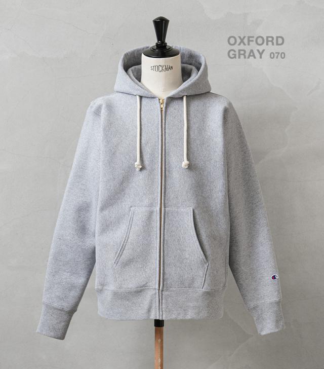 Champion チャンピオン C5-A102 リバースウィーブ ジップ フーデッド スウェットシャツ 12.5oz 赤タグ MADE IN USA【Cx】【T】｜パーカー ジップアップ フーディー アメリカ製 アメカジ メンズファッション 裏起毛 ヴィンテージ