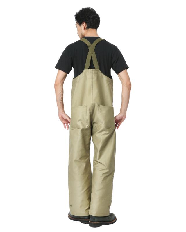 HOUSTON ヒューストン 1785 米海軍 U.S.NAVY N-1デッキパンツ 日本製  【R】｜ メンズ ボトムス ミリタリーパンツ ワークパンツ オーバーオール カジュアル 大きいサイズ ゆったり